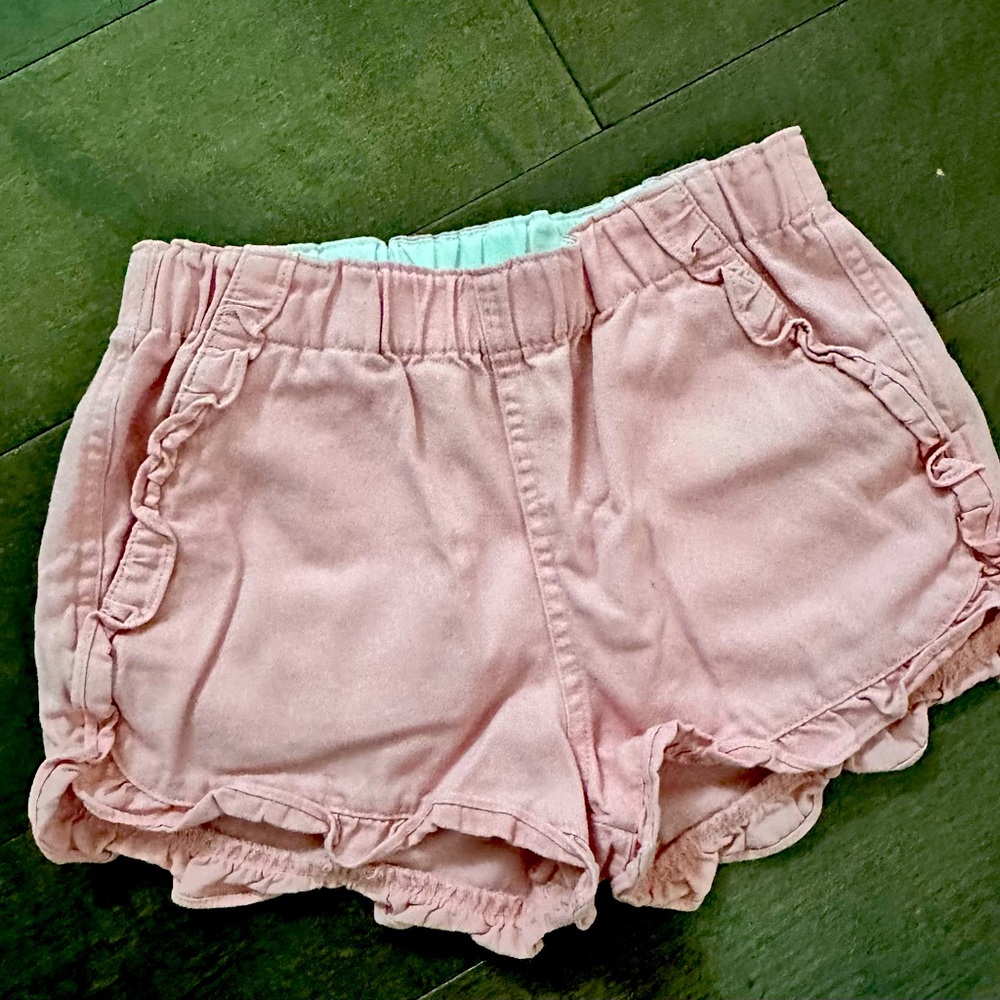 Crewcuts pink shuffles shorts for girls - size 8